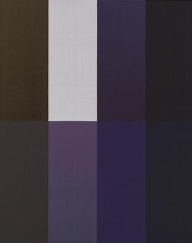 KRISTIINA WIHERHEIMO
Color Herbarium nro 12, 2010-12. 
Silke på HDF-skiva, 40x50 cm.