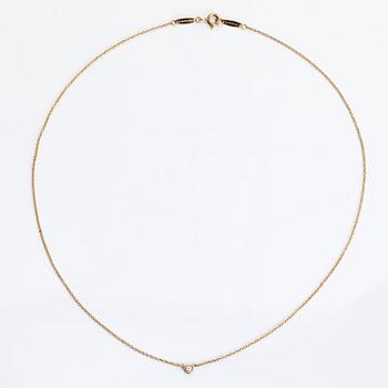 Tiffany & Co, Elsa Peretti, necklace, 'Diamonds by the Yard', 18K gold with a diamond approx. 0.05 ct.