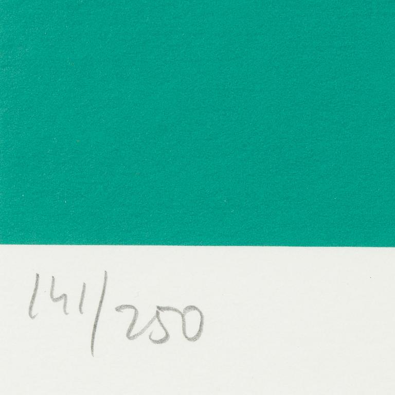 Franco Costa, silkscreen in colours, signed 141/250.