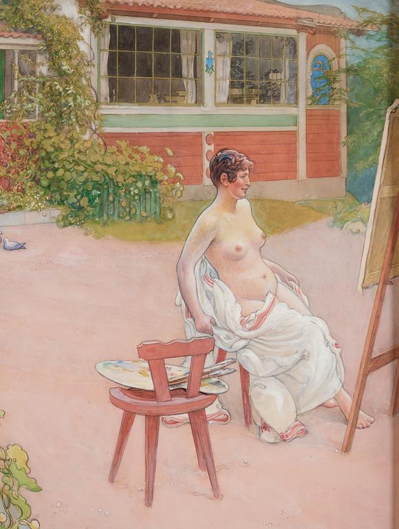 Carl Larsson, "Målargården".