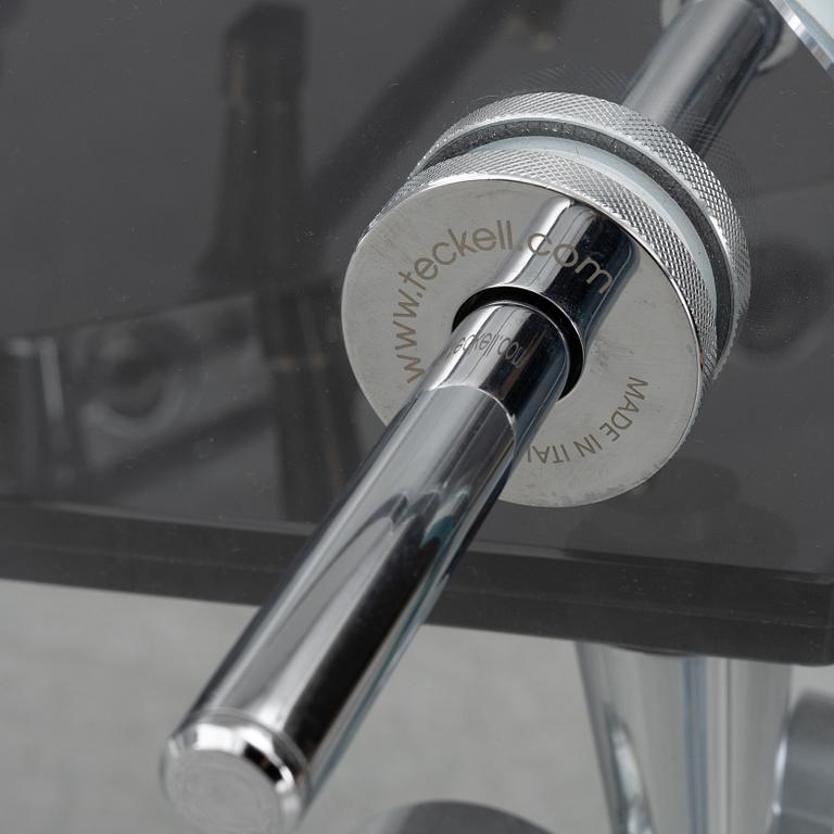 Adriano Design, foosball table, "Cristallino Classic", Teckell, Italy.