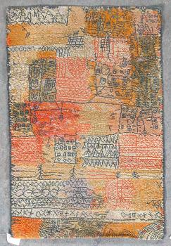 PAUL KLEE, MATTA. ”Florentinisches villenviertel”. Maskingjord flossa. 122 x 80 cm. Efter ett konstverk från 1926.