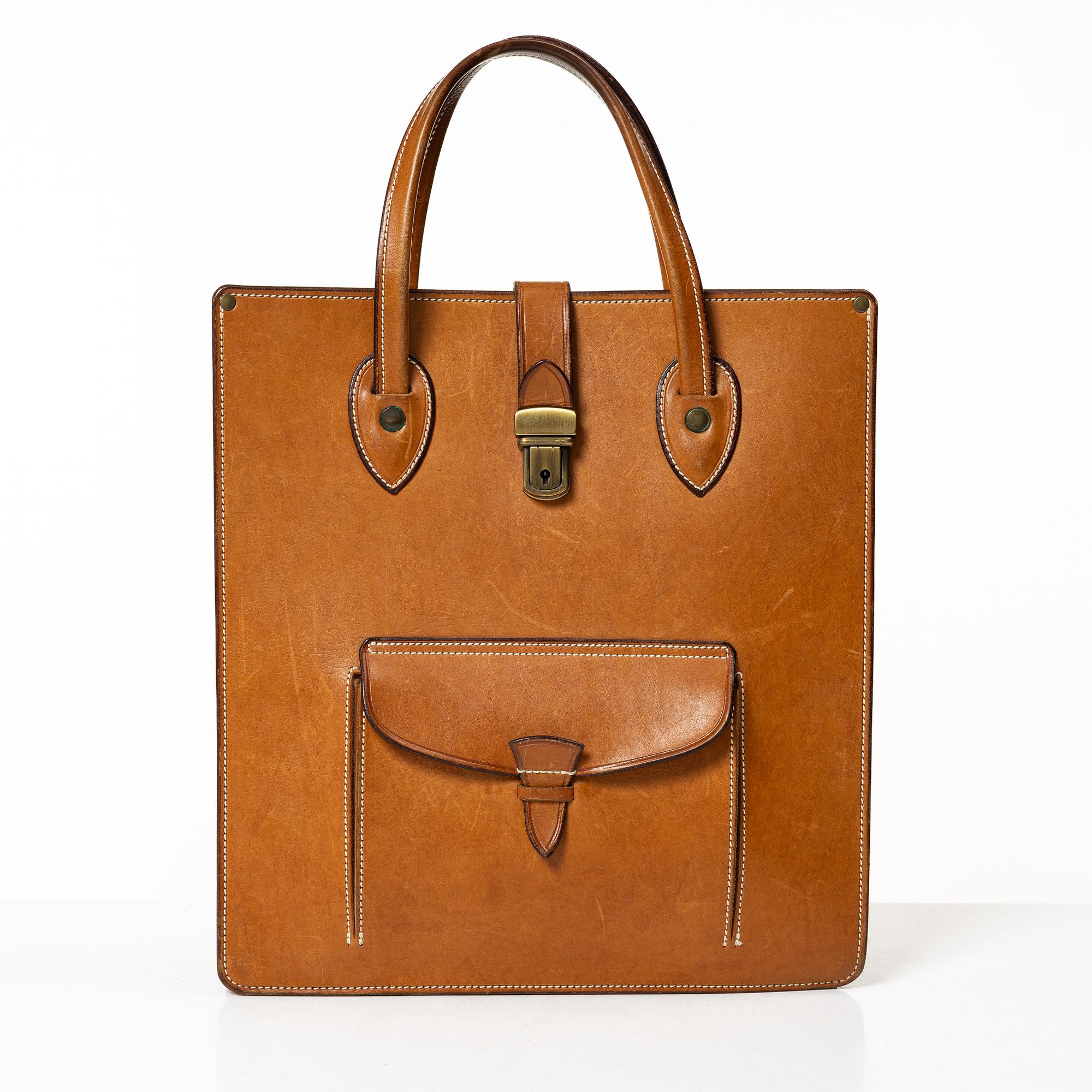 Tote bag, Bölebyns tannery, 2000s.