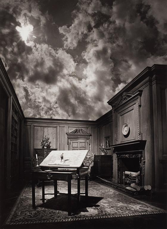 Jerry N. Uelsmann, 'Philosopher's Desk', 1976.