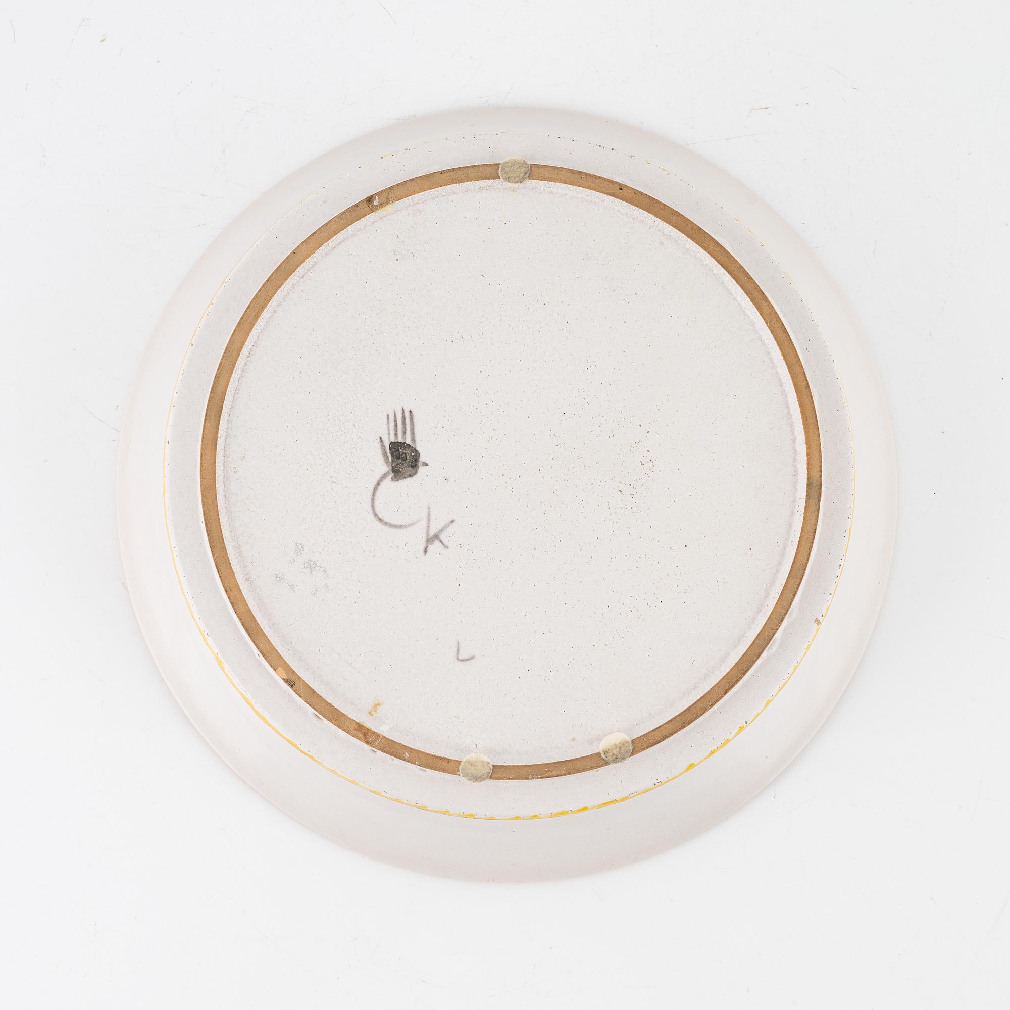 Wilhelm Kåge, a dish, Gustavsbergs studio.