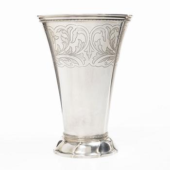 GAB, a silver beaker, Stockholm, 1947.