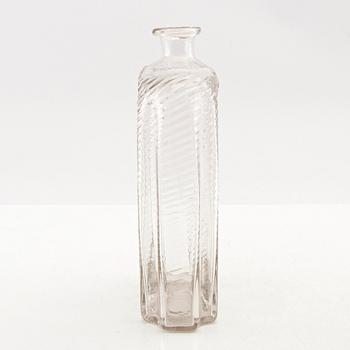 A  Swedish glass bottle, Skånska Glasbruket, 18th century.