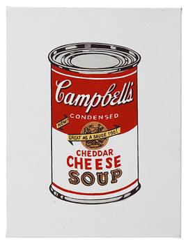 Richard H. Pettibone, "Andy Warhol, '32 Cans of Campbell's Soup', 1962".