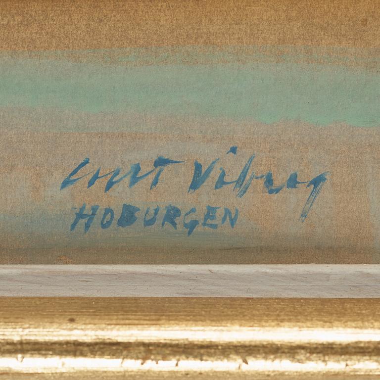 CURT VIBERG, olja på pannå, sigerad.