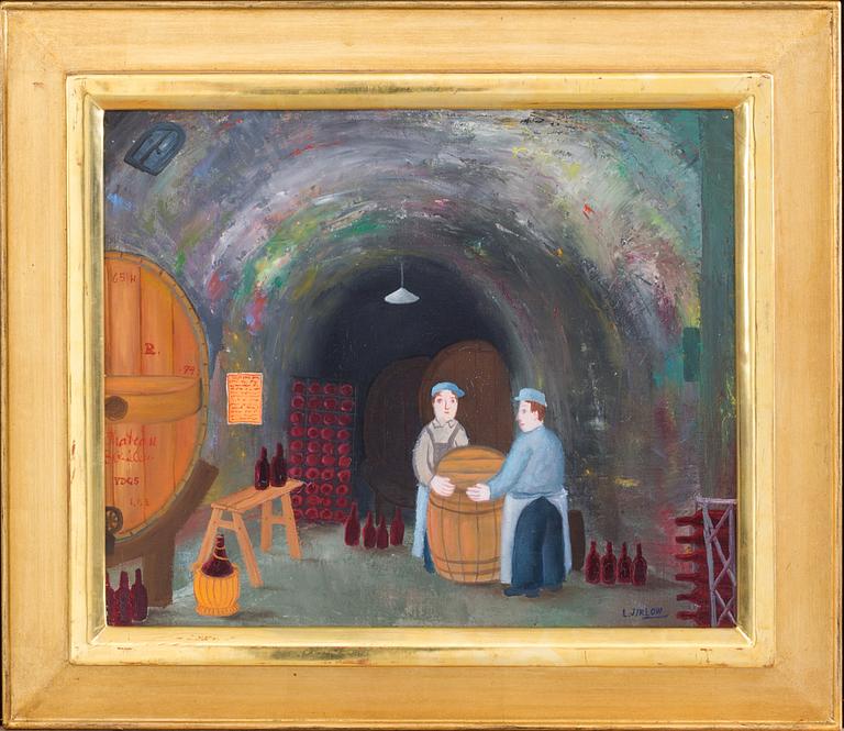 LENNART JIRLOW, olja på duk. Signerad.