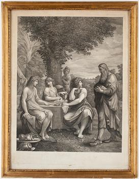 GRAVYRER, 4 st, bland annat efter bland annat Francesco Bortolozzi och Nicolas Poussin, 17/1800-tal.