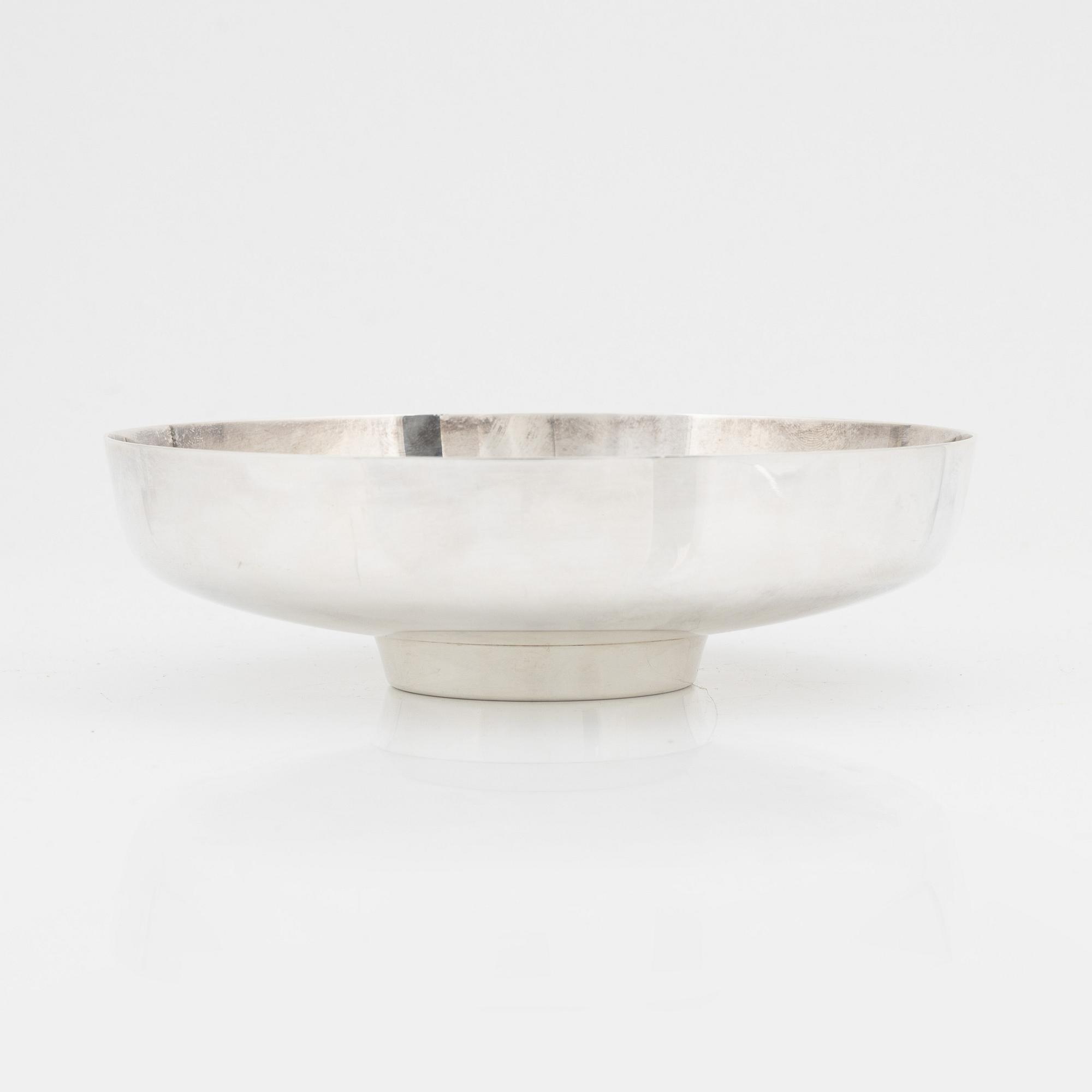 Henning Koppel, a sterling silver bowl model 1132B, Firma Georg Jensen, Denmark, post 1945.