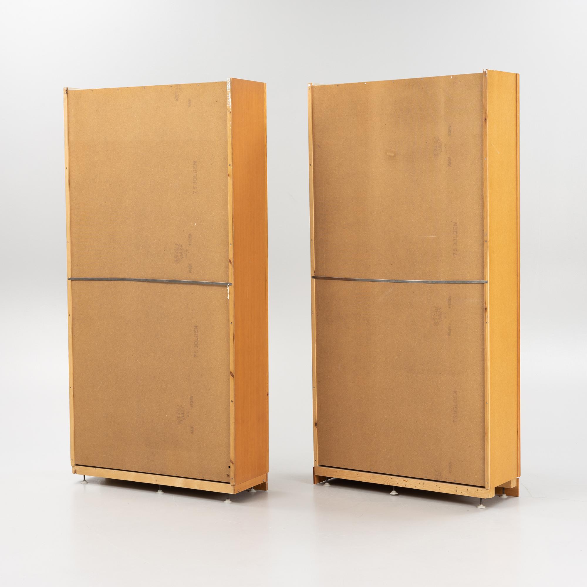 Børge Mogensen & Grethe Meyer, a four-piece book case, 'Boligens Byggeskabe', second half of the 20th century.