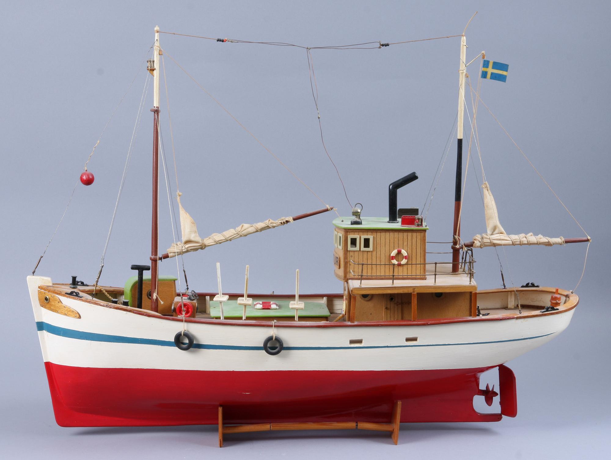MODELLBÅT, 1900-tal.