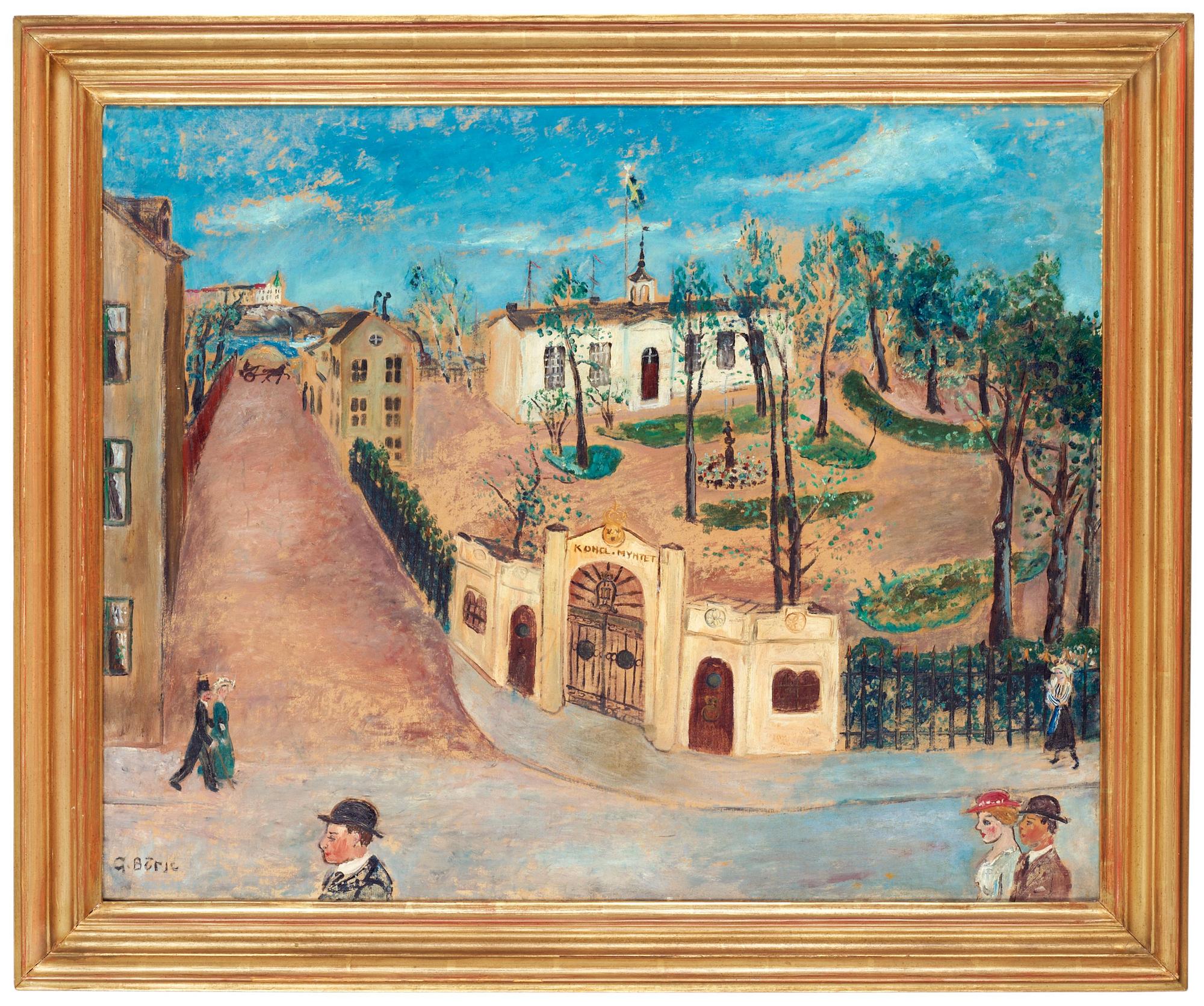 Gideon Börje, Motif from Kungliga Myntet Stockholm.