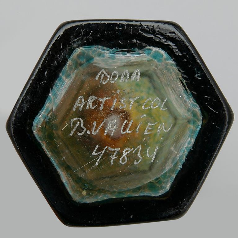 VASER samt SKÅL, 2+1, glas, Bertil Vallien, Boda, 1970-tal.
