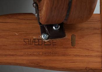 FÅTÖLJ med FOTPALL, "Lamino", Yngve Ekström, Swedese, 1960-tal.