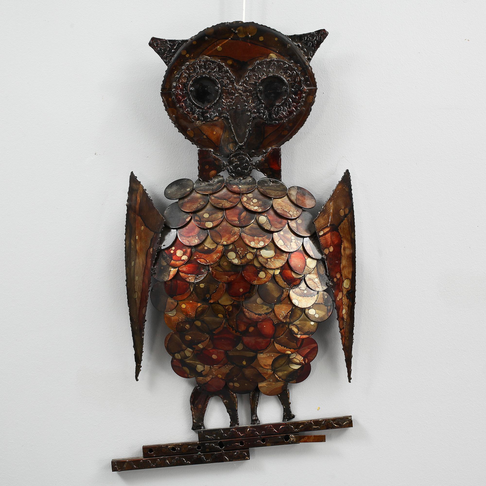 HENRIK HORST, skulptur, plåt, sign.