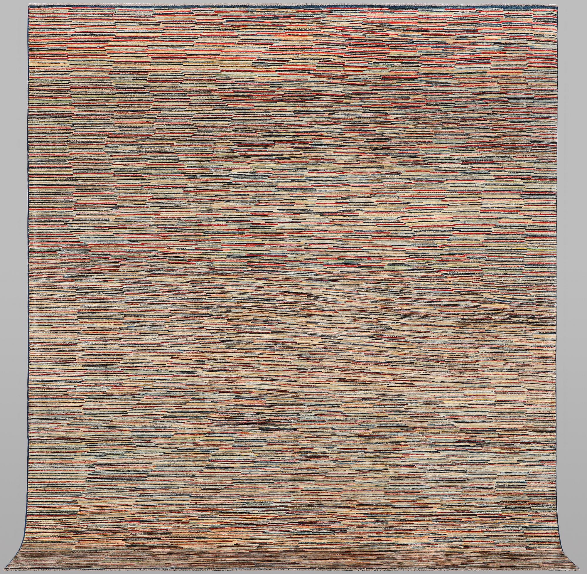 A carpet, Gabbeh, modern design, ca 292 x 245 cm.