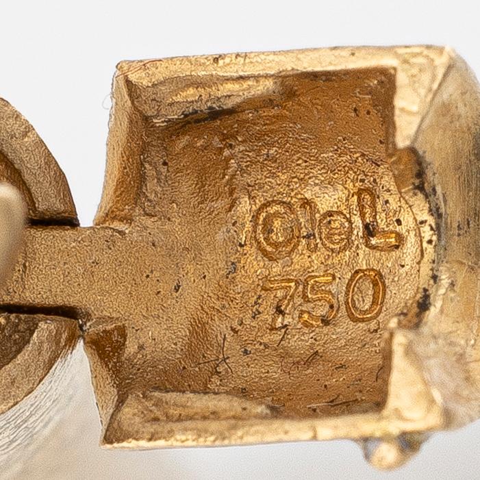 Ole Lynggaard, lås, 18K guld.
