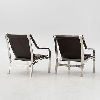 A pair of armchairs, Arhaus, second half of the 20th century.