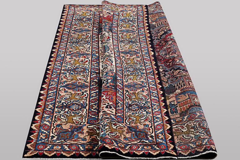 A carpet, Mashad, c. 383 x 292 cm.