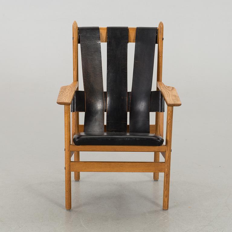 GUNNAR EKLÖF, armlänstol "Åkerblomstolen" för Gärsnäs Möbler 1950/60-tal.