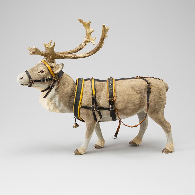 A mechanical reindeer first half of the 20th century.