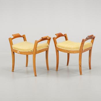BANKETTER, ett par, Karl-Johan, 1800-talets första hälft.