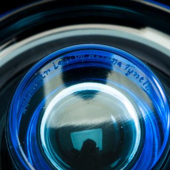 HELENA TYNELL, vaser, 2 st, signerade Helena Tynell Riihimäen Lasi Oy.