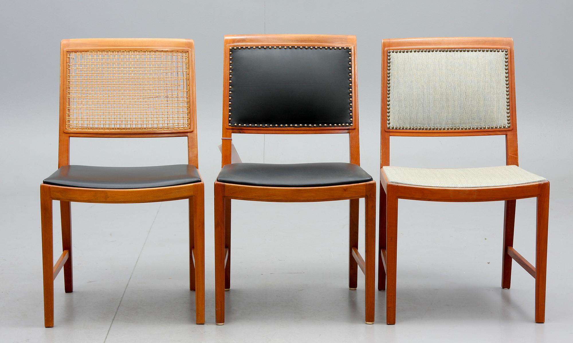 MATSALSBORD MED STOLAR, 1+5+3+2. Bertil Fridhagen, Bodafors Möbelfabrik, 1961.