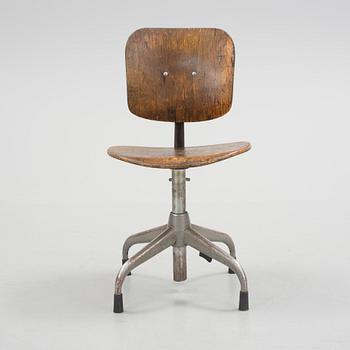 ARBETSSTOL, industri, Lindqvist kontorsmöbler, 1900-tal mitt.
