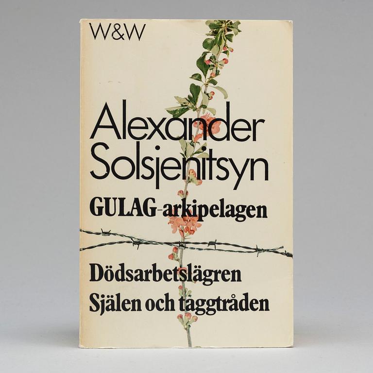 BOOK, With a magnificient inscription by the Nobel Laureate Aleksandr Solzhenitsyn / Alexander Solsjenitsyn.