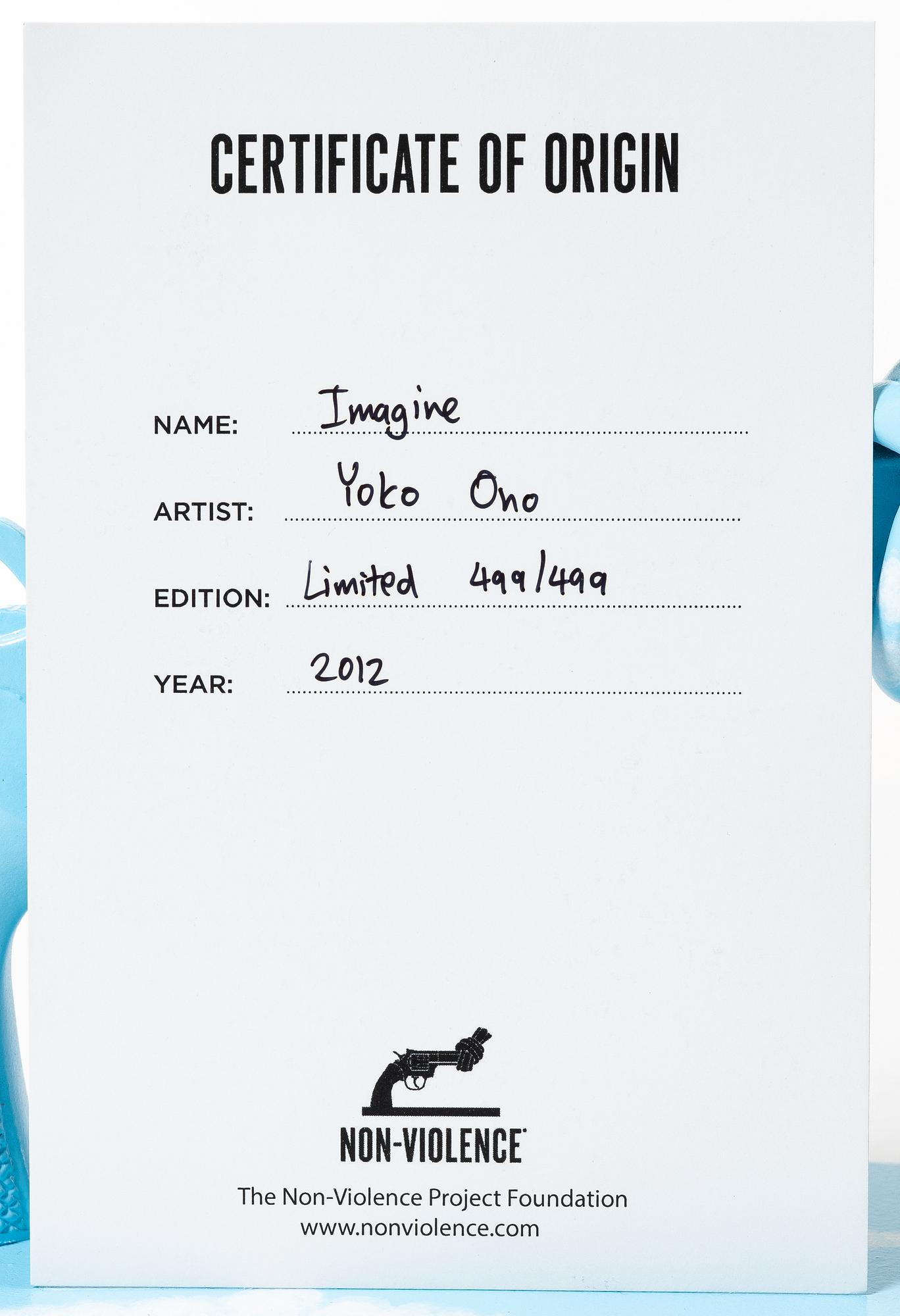 Yoko Ono, Non-Violence Art Project & Yoko Ono, 'Imagine'.