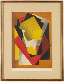 JACQUES VILLON, färgetsning, signerad och numrerad 79/200.