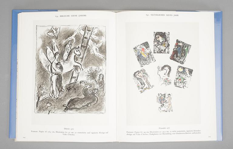 BOK, "Chagall Lithographe IV 1969-1973", utgiven av André Sauret, 1974.