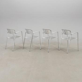 Jorge Pensi, four "Toledo" chairs for Amat-3 Spain.