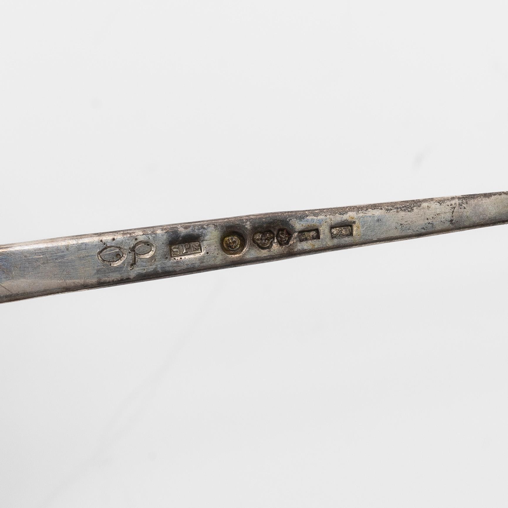 Guldsmed S Petersson i Söderhamn Ab, skedar, 3+1 st, sterlingsilver, Bollnäs, bl a 1989.