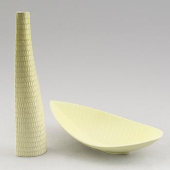 SKÅL OCH VAS, stengods, Reptil, Stig Lindberg, Gustavsberg.