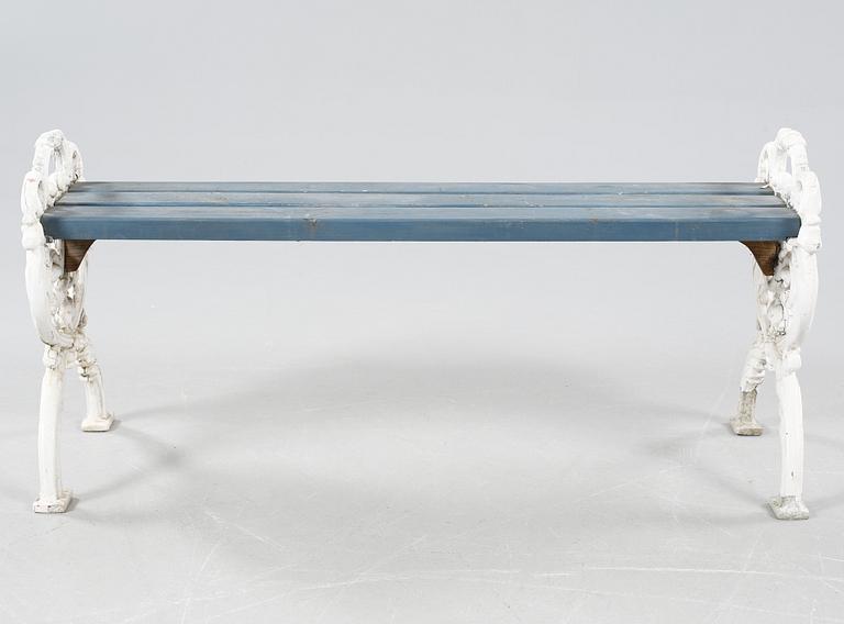 TRÄDGÅRDSBÄNK, Melins Metall, 1900-talets andra hälft.