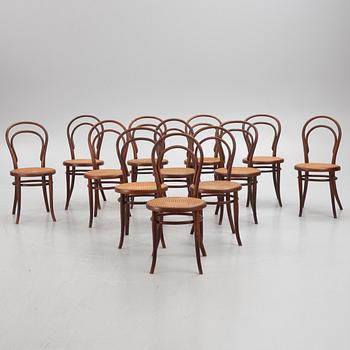 Chairs, 12 pcs, Thonet, first half of the 20th century.