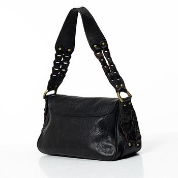 Mulberry, a leather bag.