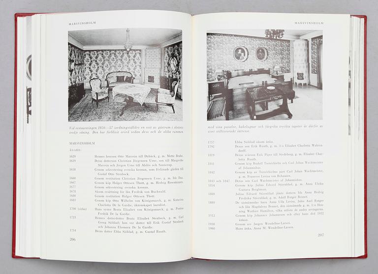 BÖCKER, "Slott och Herresäten i Sverige", Allhems Förlag Malmö 1966.