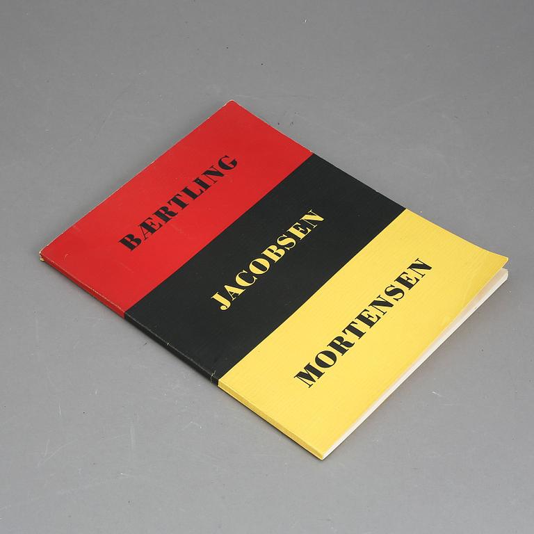 BOK, "Konkret Realism, Baertling, Jacobsen, Mortensen", Åke Nyblom & Co Boktryckeri AB, Stockholm, 1956.