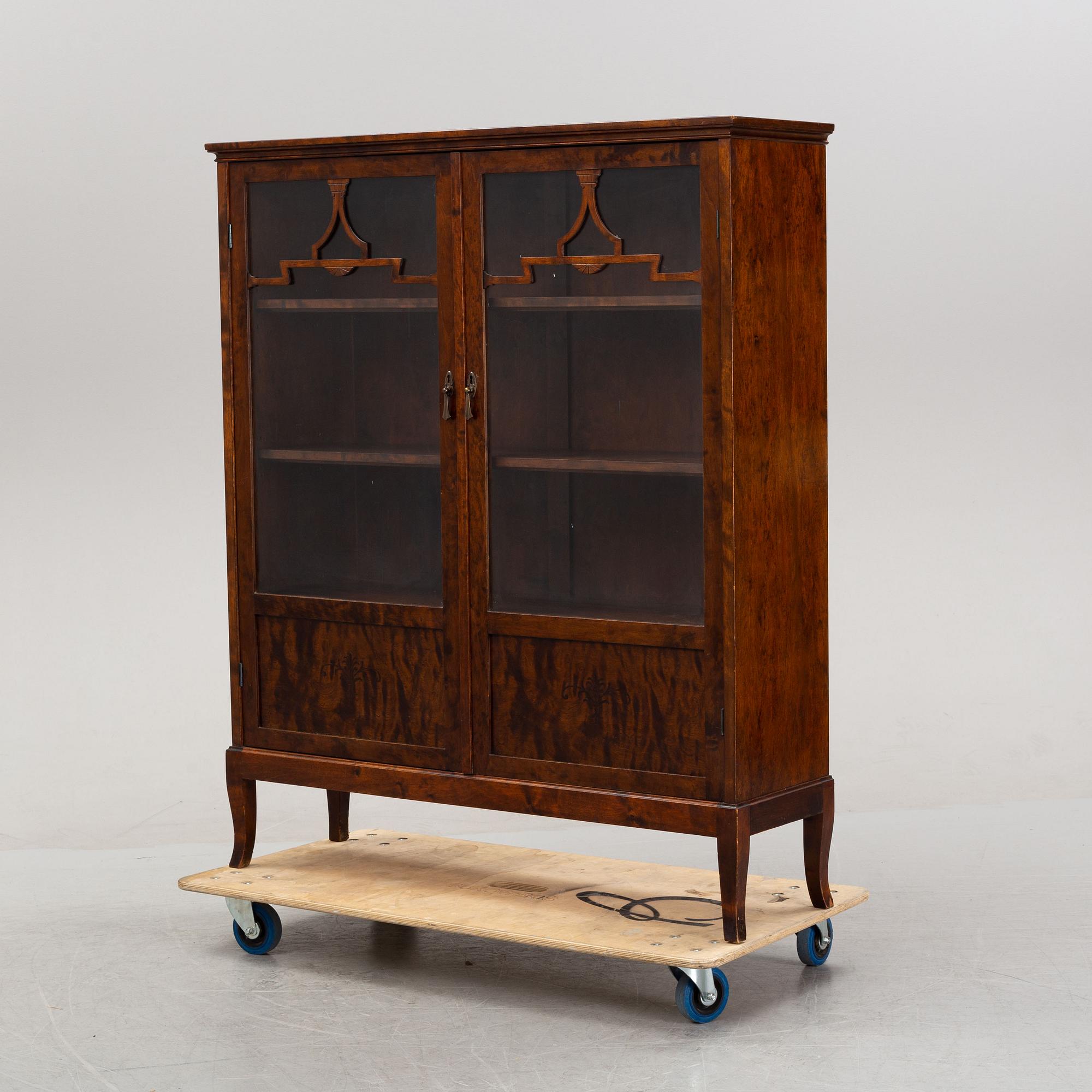 A stained birch cabinet, 1920's.