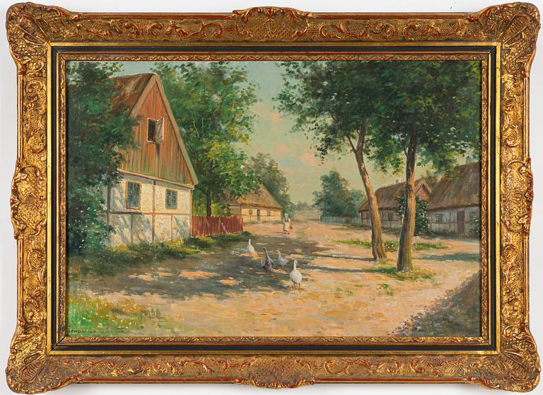 Frans Wilhelm Odelmark, Solbelyst gård, Skåne.