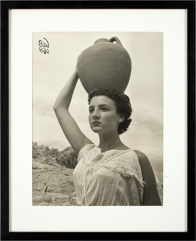 ANNA RIWKIN-BRICK, Silvergelatinfotografi, sign.