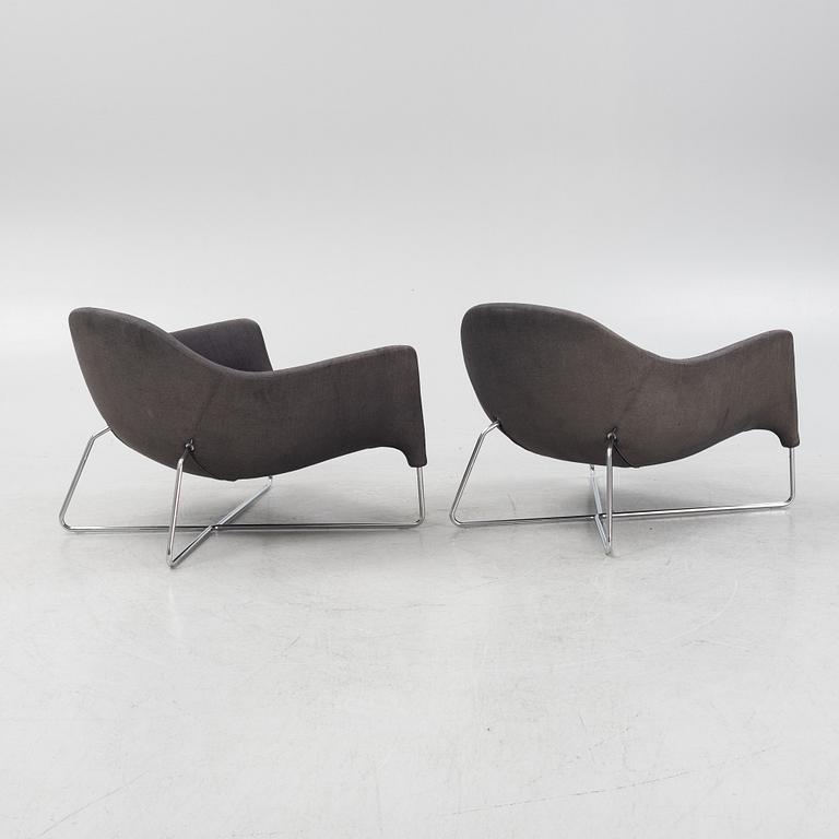 Carlo Colombo, a pair of 'Bali' armchairs, Poliform.