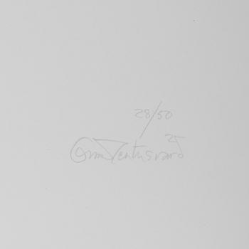 OSCAR REUTERSVÄRD, 3 st, färglitografier, signerade och numrerade 28/50, 174/200 och 174/200.