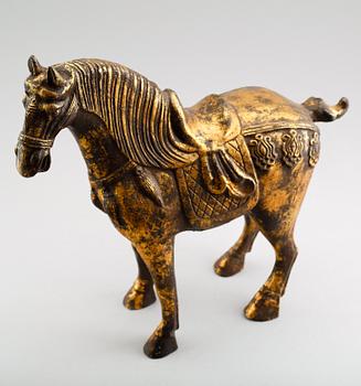 SKULPTUR, gjutjärn, orientalisk, 1900-talets andra hälft.